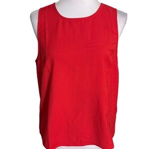 J. Crew Vibrant Red Tank Top